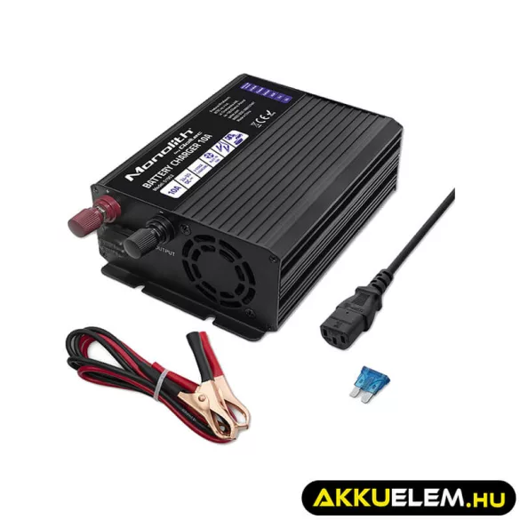 Qoltec Okostöltő LiFePO4 AGM GEL SLA akkumulátorokhoz 10A 24V