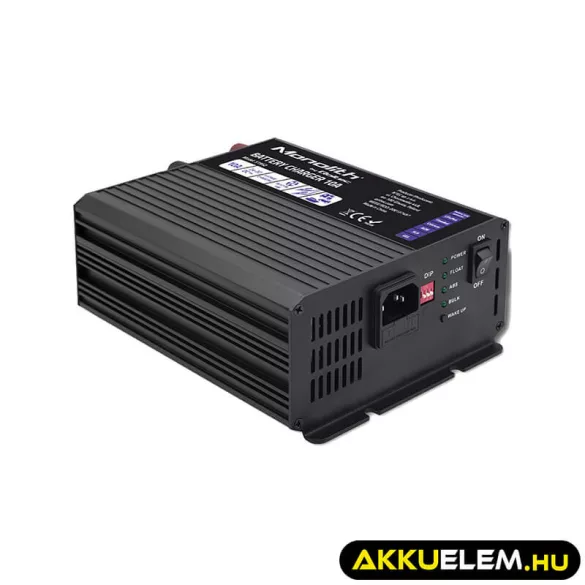 Qoltec Okostöltő LiFePO4 AGM GEL SLA akkumulátorokhoz 10A 24V