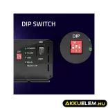 Qoltec Okostöltő LiFePO4 AGM GEL SLA akkumulátorokhoz 10A 24V