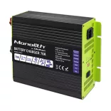 Qoltec Okostöltő LiFePO4 AGM GEL SLA akkumulátorokhoz 70A 12V Gyorstöltés 