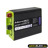 Qoltec Okostöltő LiFePO4 AGM GEL SLA akkumulátorokhoz 70A 12V Gyorstöltés 