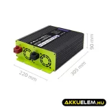 Qoltec Okostöltő LiFePO4 AGM GEL SLA akkumulátorokhoz 80A 12V Gyorstöltés 