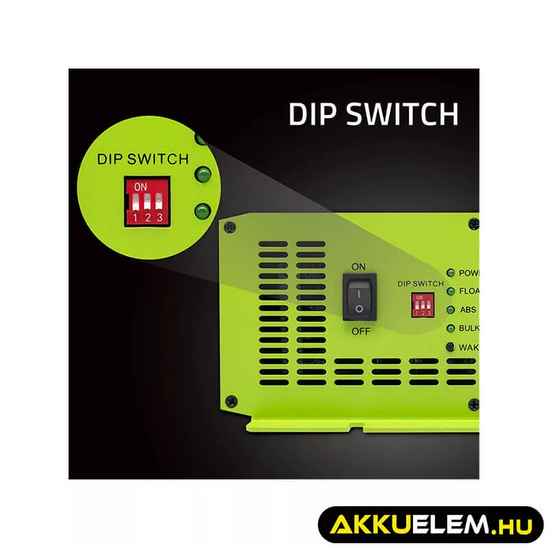 Qoltec Okostöltő LiFePO4 AGM GEL SLA akkumulátorokhoz 90A 12V Gyorstöltés 