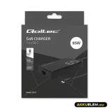 Qoltec laptop/tablet asztali adapter 65W 5-20V 3-3,25A hálózati
