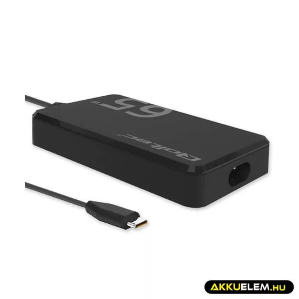 Qoltec laptop/tablet asztali adapter 65W 5-20V 3-3,25A hálózati