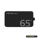 Qoltec laptop/tablet asztali adapter 65W 5-20V 3-3,25A hálózati