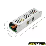 Qoltec LED Kapcsolóüzemű Tápegység 120W 12V 10A Vékony