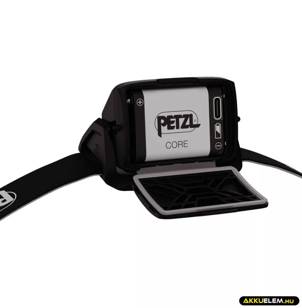 PETZL ACTIK CORE fekete fejlámpa E065AB00 625lm