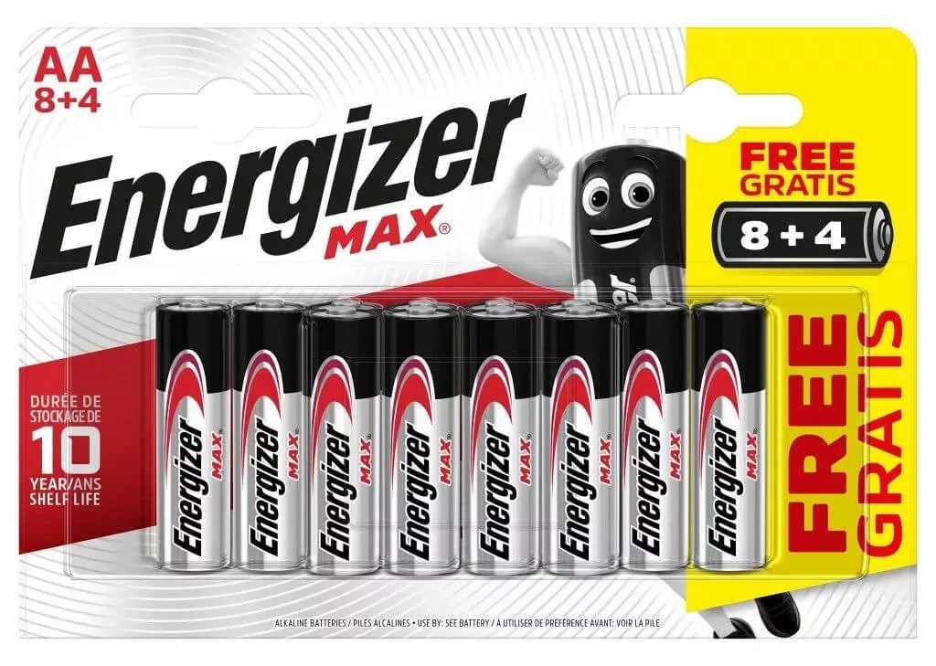 Energizer MAX LR6 AA elem 12db/csomag (ár/csomag)
