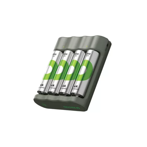 GP akkutöltő B441 + 4xAA 2100mAh akkumulátor
