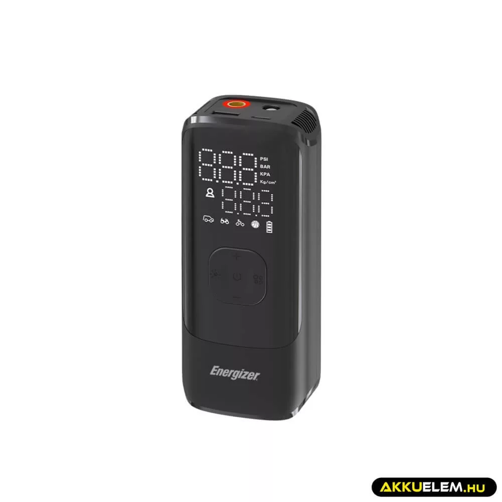 Energizer - 150PSI Kompresszor PAC4000 + powerbank 2000mAh - 5V -2A Energizer - 150PSI Kompresszor PAC4000 + powerbank 2000mAh - 5V -2A