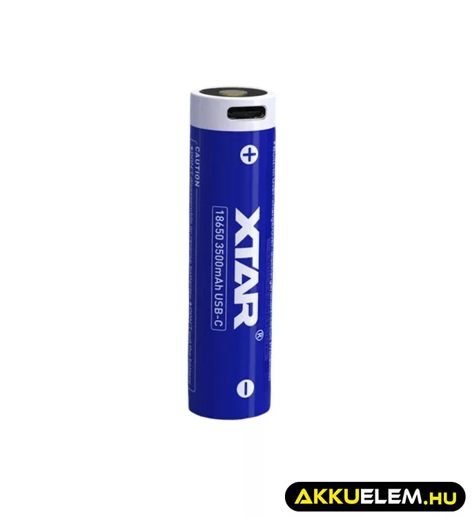 XTAR 18650 3500mAh 3,6V Li-Ion akkumulátor 10A PCB – USB-C XTAR 18650 3500mAh 3,6V Li-Ion akkumulátor 10A PCB – USB-C