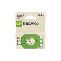 GP AAA Recyko 850mAh NiMH akkumulátor 4db/csomag (ár/db)