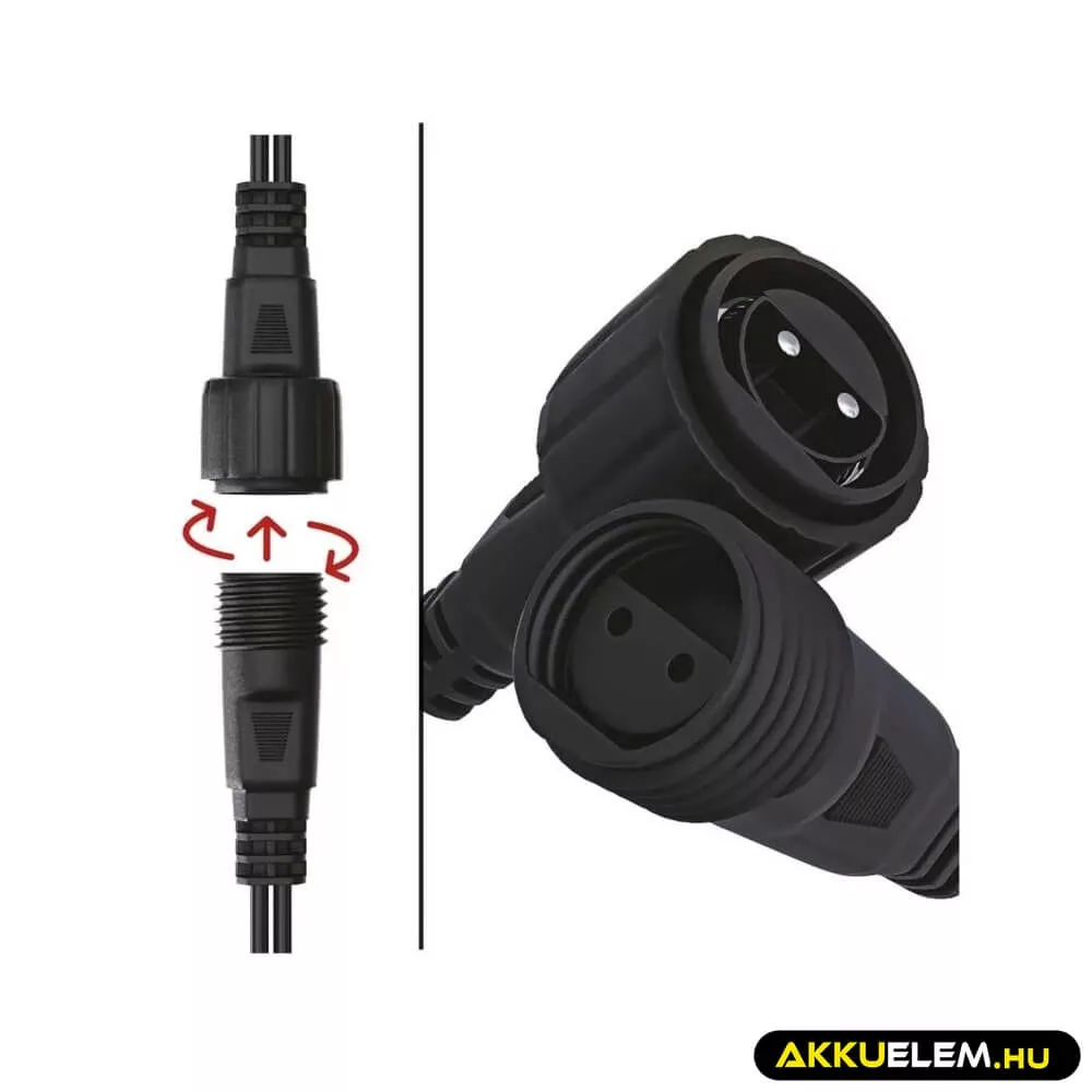 Ünnepi fényfüzér D1AF01 - CNT - 100Led 10m kül/beltéri LILA