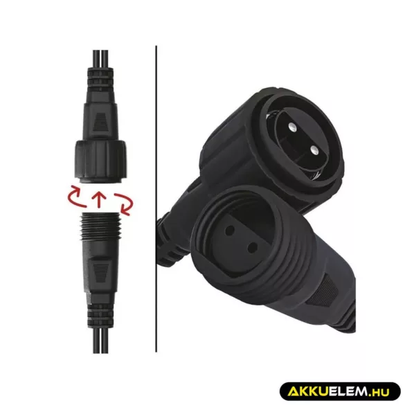 Ünnepi fényfüzér D1AF01 - CNT - 100Led 10m kül/beltéri LILA