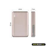 Powerbank WI 1031, 10 000 mAh, 20 W+Wireless, Rosegold