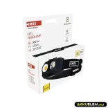Fejlámpa P3542 tölthető COB LED + LED 500lm, 130m
