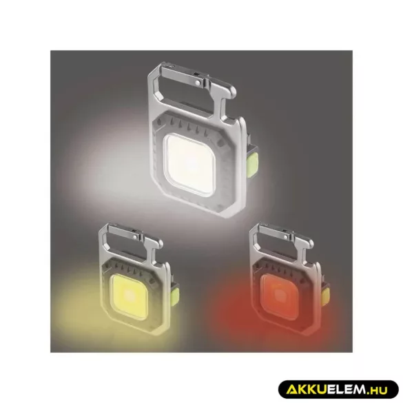 Mini LED-es zseblámpa kulcstartólámpa Újratölthető  P4714 750lm