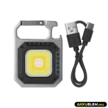 Mini LED-es zseblámpa kulcstartólámpa Újratölthető  P4714 750lm