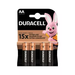   Duracell Basic LR6 AA alkáli mikro elem MN1500 4db/csomag (ár/db)