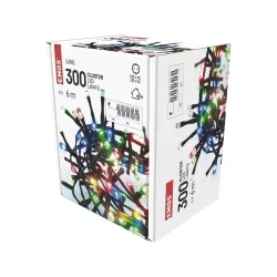   Karácsonyi füzér 300Led 6 +5m kül/bel színes időzítős