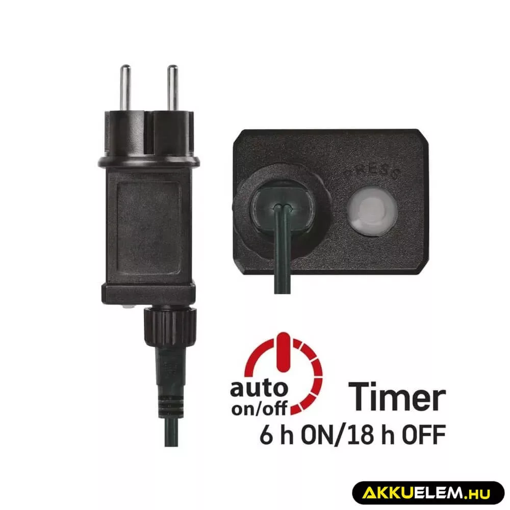 Karácsonyi füzér 80Led 8+5m IP44 cherry CW