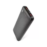 Powerbank 10000mAh 22,5W LED kijelzővel fekete 1*USB-C 2*USB-A