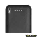 Powerbank 20000mAh 22,5W LED kijelzővel fekete 1*USB-C 2*USB-A