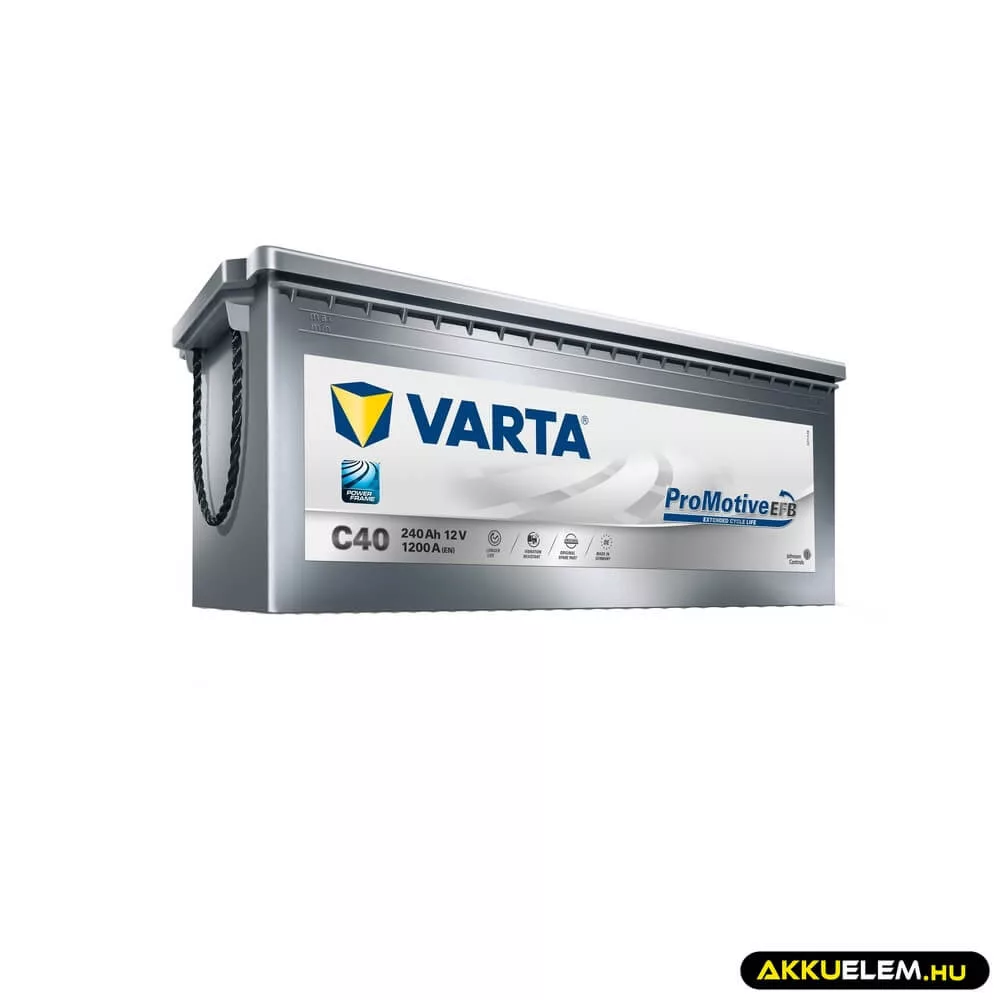 Varta 12V 240Ah 1200A 740500 tgk C Teherautó akkumulátor EFB