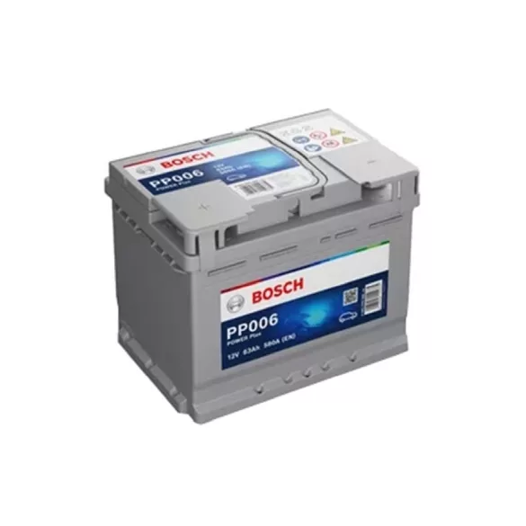 Bosch PP006 12V 63 Ah 580A BAL+ autó akkumulátor