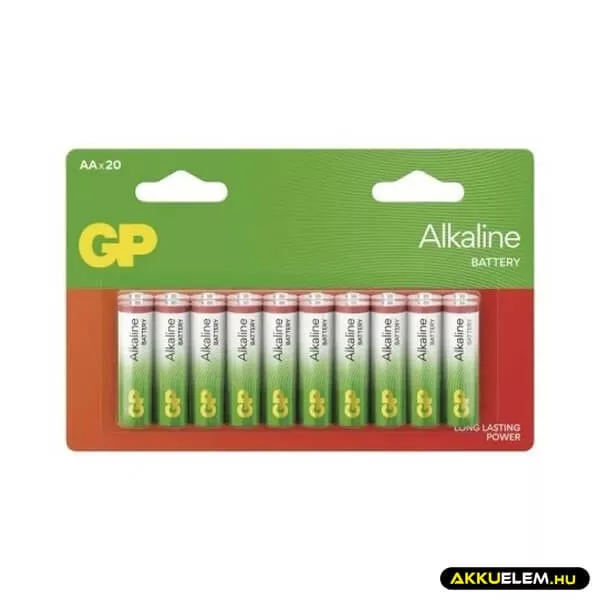 GP LR6 AA Alkaline 15A elem 20db/csomag (ár/db) NEM BONTHATÓ GP LR6 AA Alkaline 15A elem 20db/csomag (ár/db) NEM BONTHATÓ