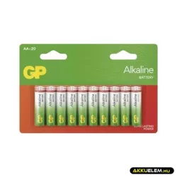   GP LR6 AA Alkaline 15A elem 20db/csomag (ár/db) NEM BONTHATÓ