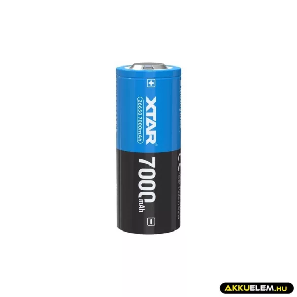 Xtar 26650 7000mAh 3,6V Li-Ion akkumulátor 10A PCB