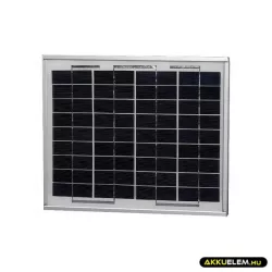   Napelem 10W poli 290x330x25 (vezeték és csatlakozó nélkül) MWG-10