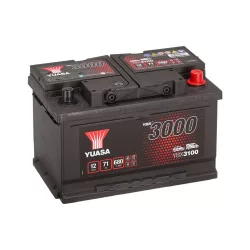 Yuasa 12V 71Ah 680A YBX3100 autó akkumulátor JOBB+