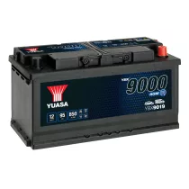   Yuasa 12V 95Ah 850A YBX9019 autó akkumulátor Start-Stop AGM JOBB+