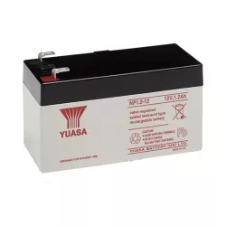 Yuasa NP1.2-12 12V 1,2 Ah zselés akkumulátor F1