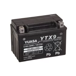 Yuasa YTX9 12V 8Ah 135A motorkerékpár akkumulátor