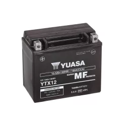 Yuasa YTX12 12V 10Ah 180A motorkerékpár akkumulátor