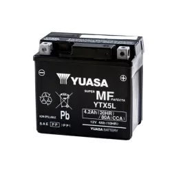 Yuasa YTX5L 12V 4Ah 80A motorkerékpár akkumulátor
