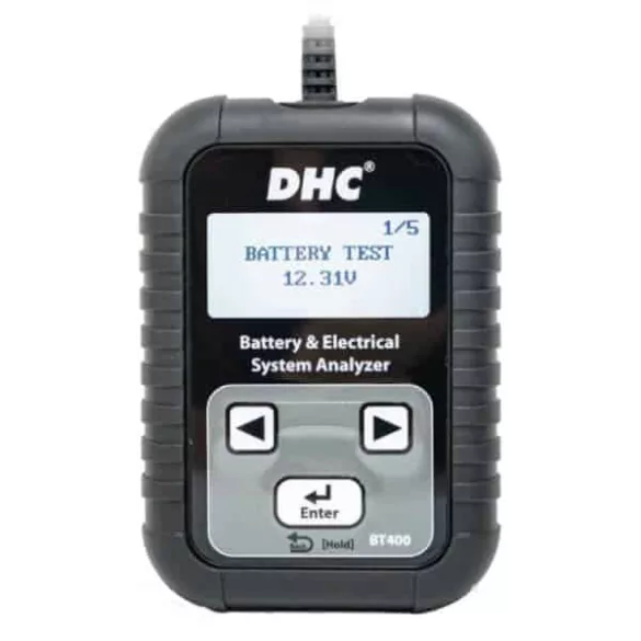 DHC-BT400 akkumulátor teszter 12/24V 2000A, digitális