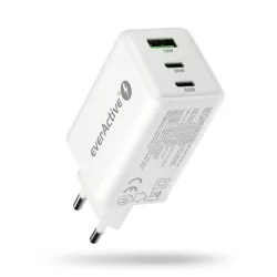 everActive USB töltő SC-655Q 2*usb-c QC4 65W