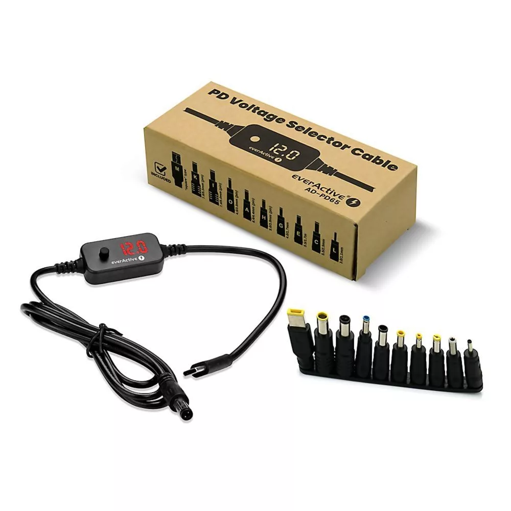 EverActive TÁPEGYSÉG DC5/9/12/15/20V 10csat 20V/3,25A EverActive TÁPEGYSÉG DC5/9/12/15/20V 10csat 20V/3,25A
