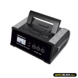 Qoltec Intelligens akkumulátor töltő, javitó funkcióval 12V/24V 25A LCD
