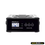 Qoltec Intelligens akkumulátor töltő, javitó funkcióval 12V/24V 25A LCD