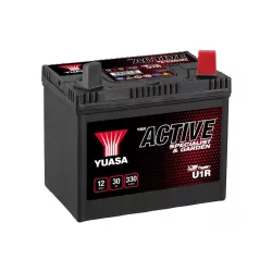 Yuasa 12V 30Ah 330A U1R Fűnyíró akkumulátor JOBB+