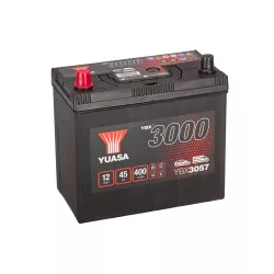 Yuasa 12V 45Ah 400A YBX3057 Autó akkumulátor BAL+