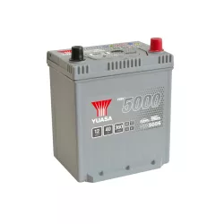   Yuasa 12V 40Ah 360A YBX5056 Autó akkumulátor JOBB+ talpléces
