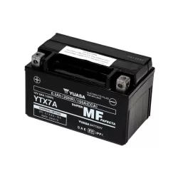 Yuasa 12V 6Ah 105A YTX7A Motorkerékpár kkumulátor BAL+