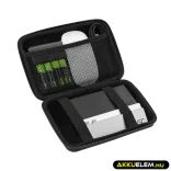 GreenCell PowerCase utazó tároló rendező tok elektronikai kiegészítőkhöz - GreenCell